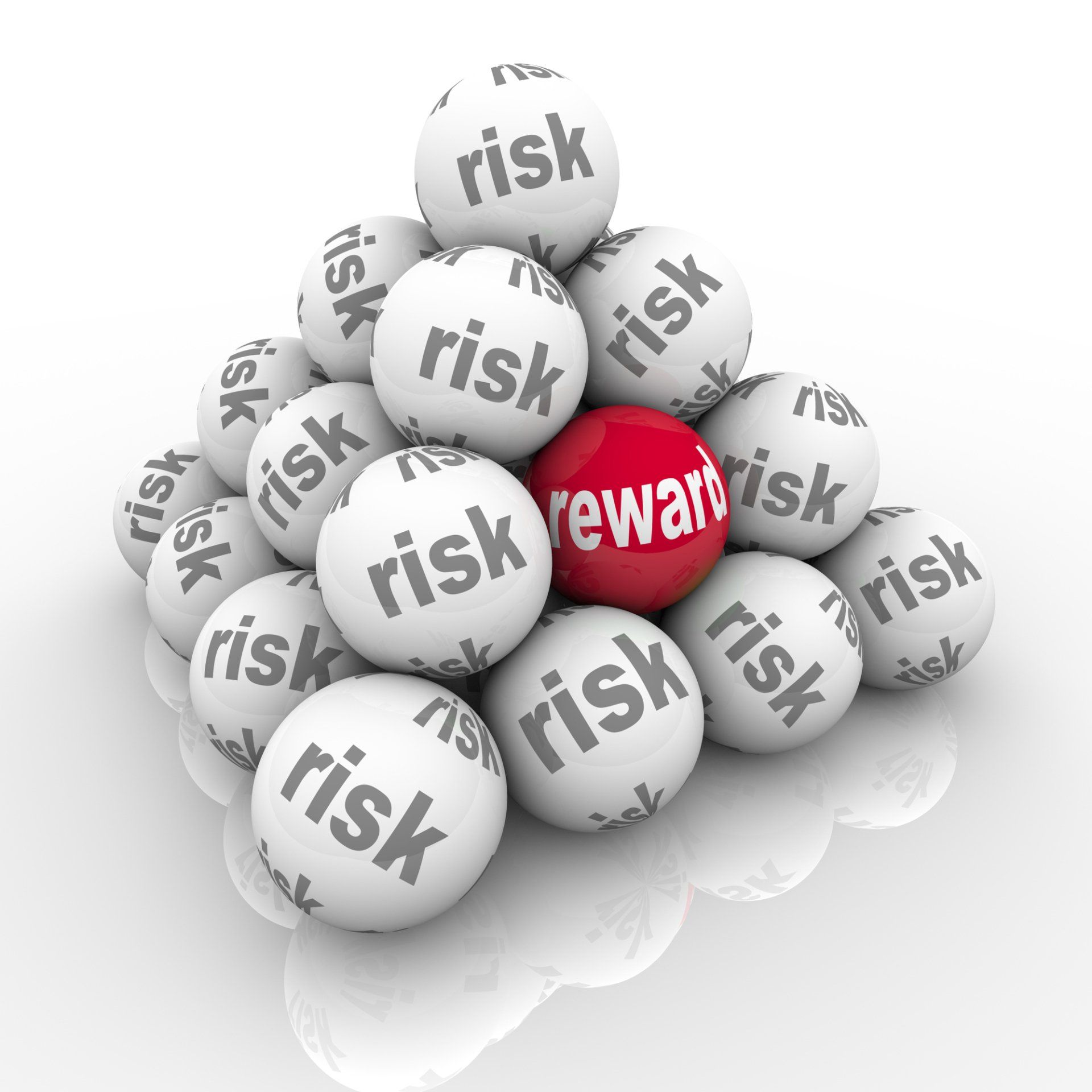 Reward Buried In Risk Pyramid Balls