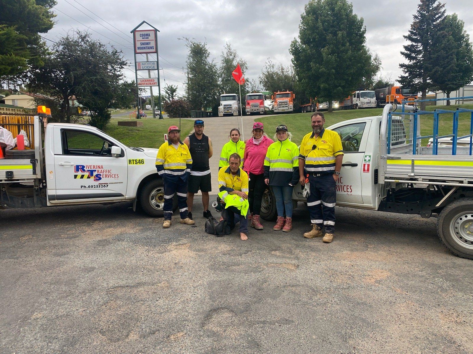Traffic Crew working in Wagga Wagga