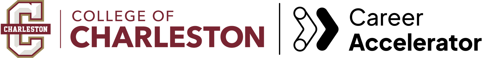 Charleston and The Global Career Accelerator logos