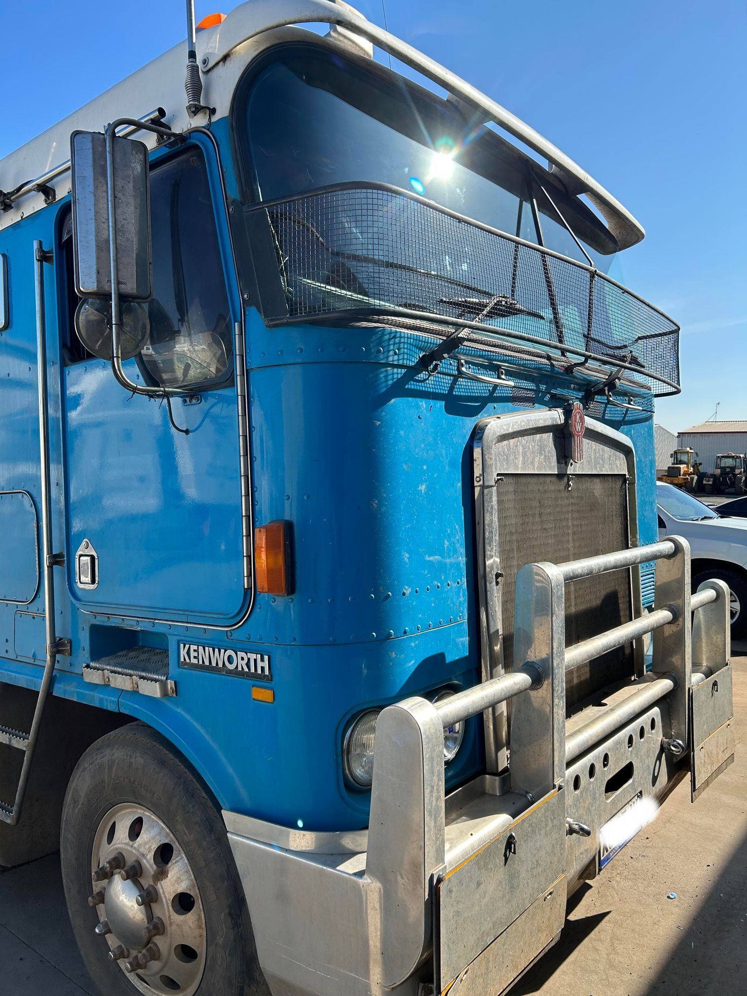 Yellow Farm Truck — Forbes, NSW — Butlers Windscreens Yellow Farm Truck — Forbes, NSW — Butlers Windscreens