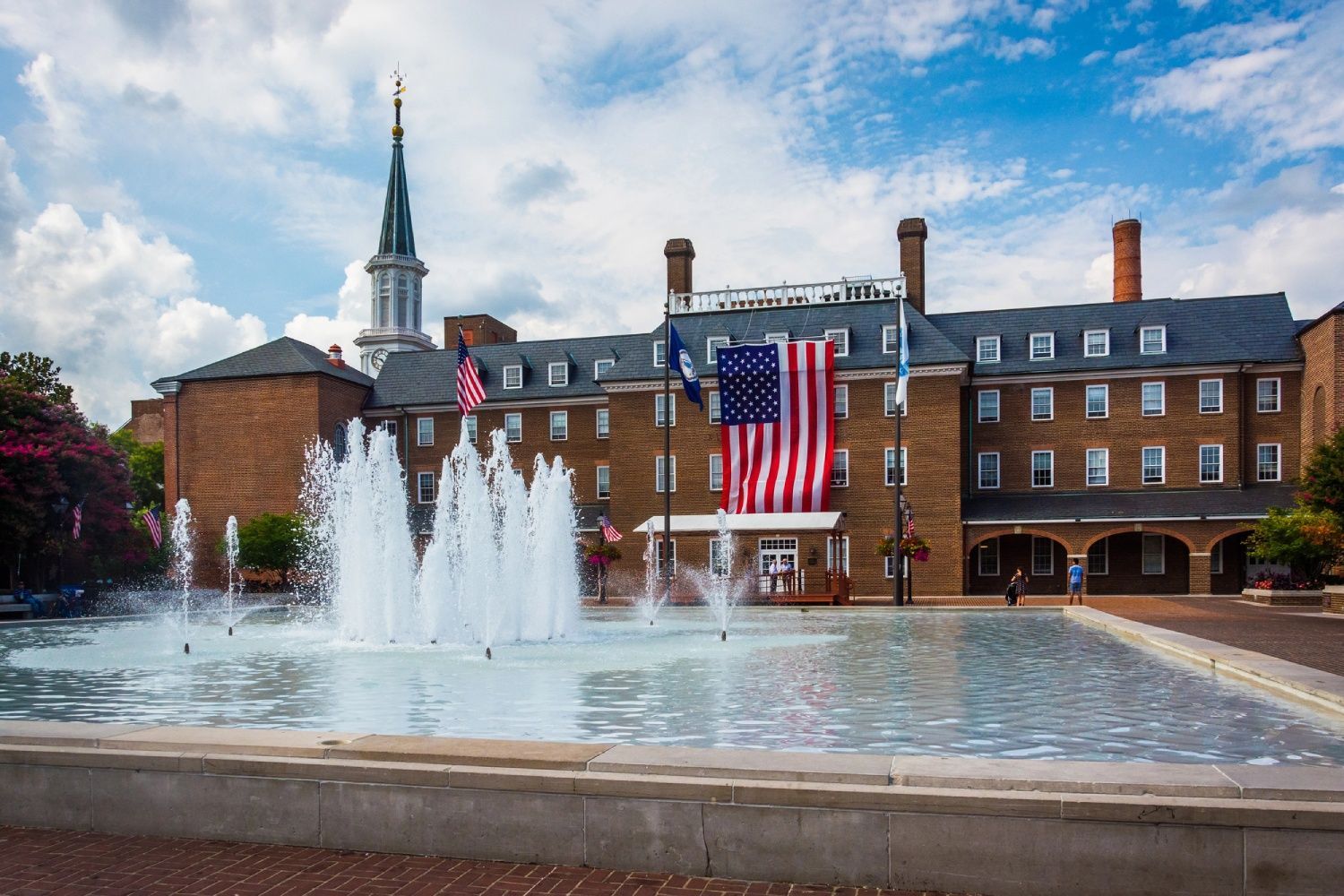 Market Square and City Hall in Alexandria, Virginia.