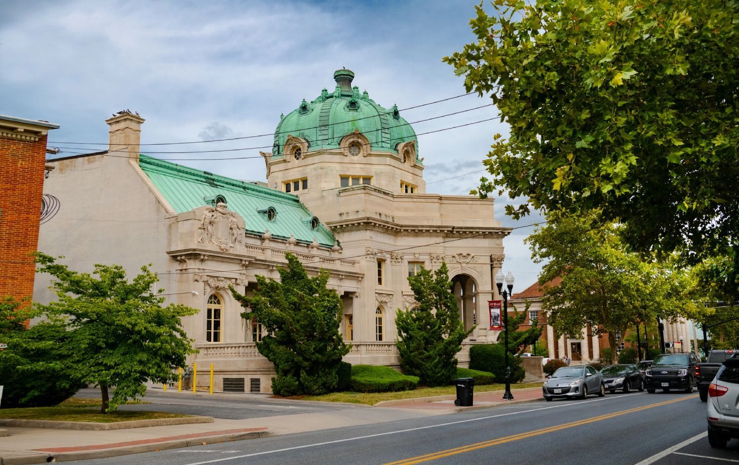 Historic building Handley Library in city Winchester, Virginia USA,