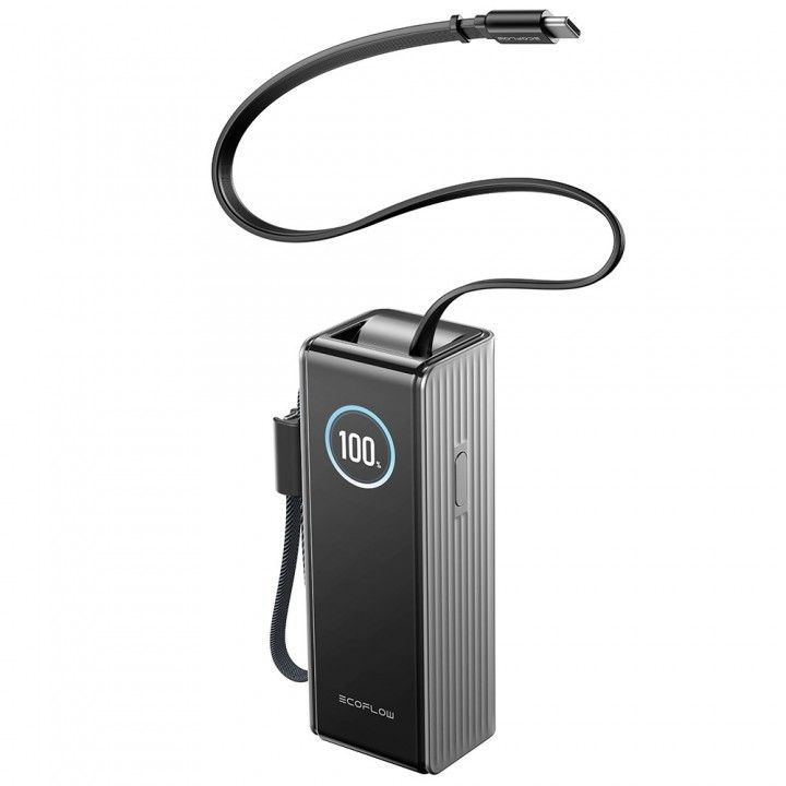 EcoFlow RAPID powerbank 25.000 mAh met ingebouwde kabel