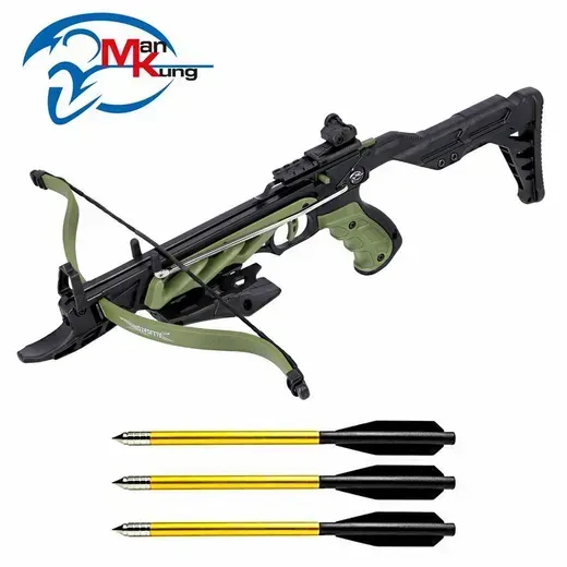 Man Kung | Besta de Pistola Jacaré com Coronha | Verde