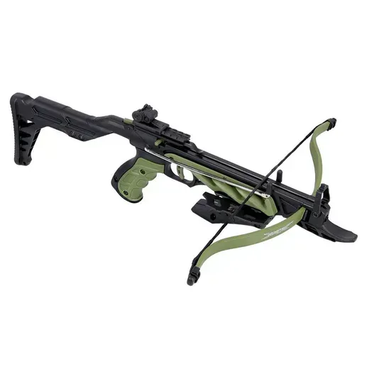 Man Kung | Besta de Pistola Jacaré com Coronha | Verde