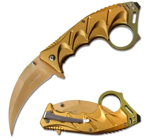 Força Tática | Karambit Dourado | Dourado