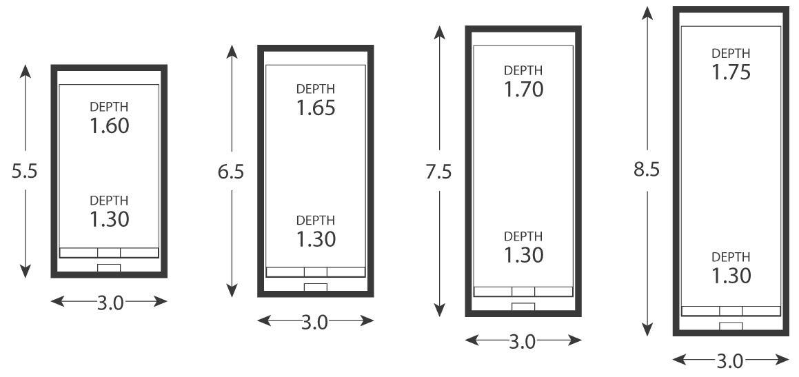 Classic Pool Sizes — Newcorp Pools In Moore Creek, NSW