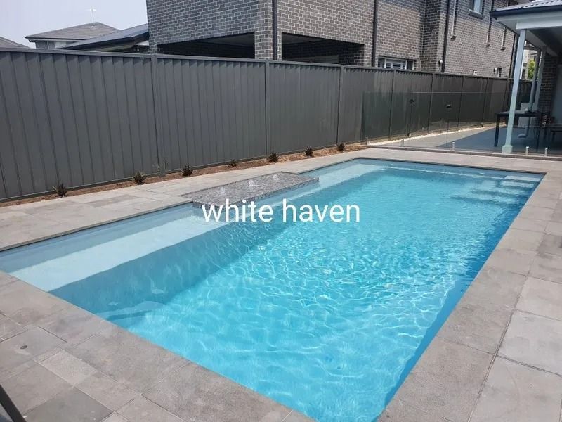 Rectangular Pool With Bright Blue Water — Newcorp Pools In Moore Creek, NSW