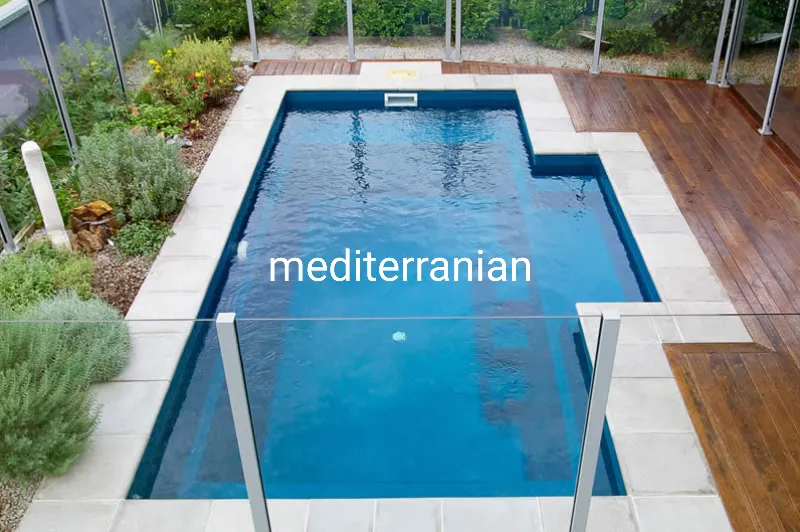 Small Mediterranean-style Pool With Blue Water — Newcorp Pools In Moore Creek, NSW