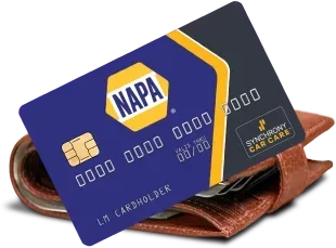 NAPA Synchrony Car Care Credit Card with wallet | Manny's Auto
