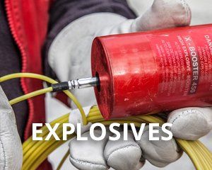 material de defensa / explosivos Importador de explosivos