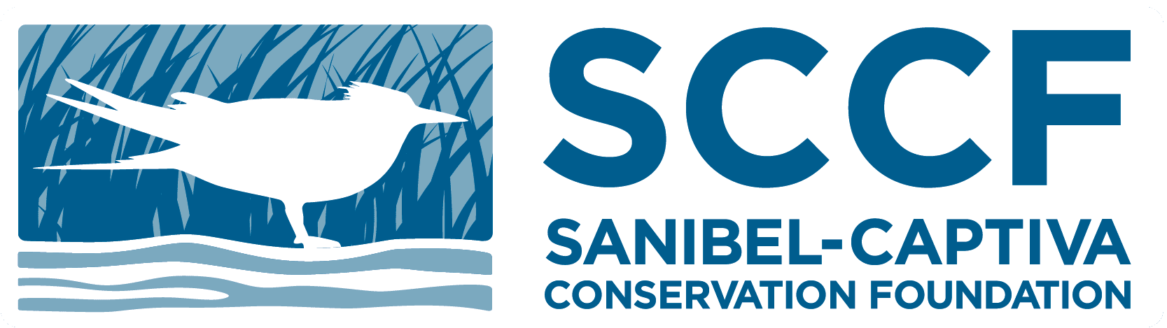 Logo for The International Osprey Foundation, TIOF, Sanibel, Florida. Features osprey head, black letters on white background.