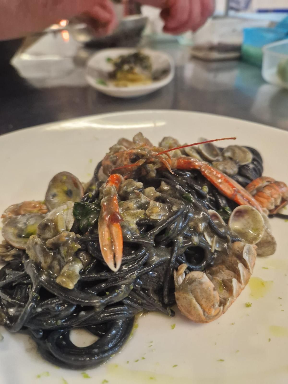 spaghetti al nero di seppia