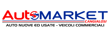 AutoMarket logo in red and blue with text “Auto nuovi ed usate - veicoli commerciali”