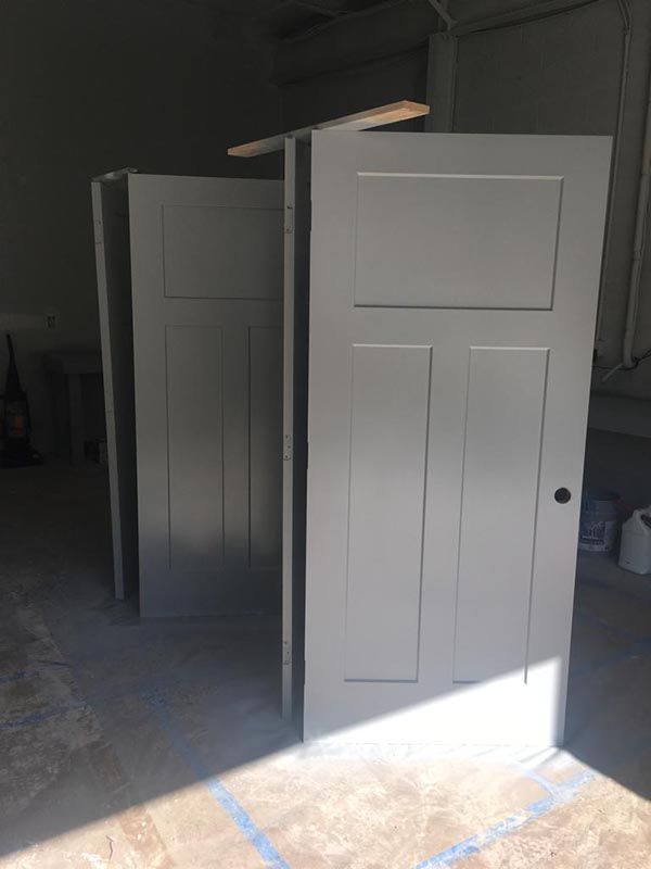 Painted White Door