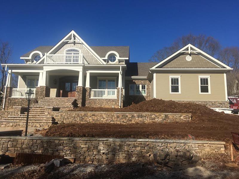 Large House on the Top of a Hill
