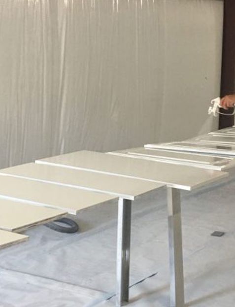 After Cabinet Door Painting