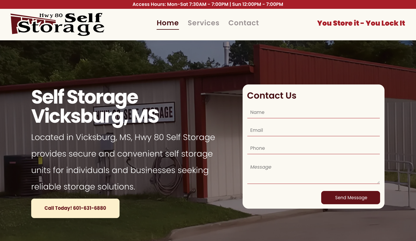 Hwy 80 self storage