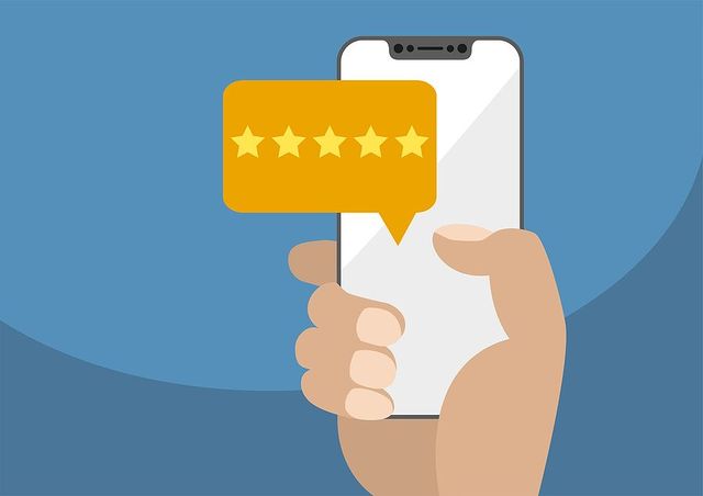 5 star rating graphic