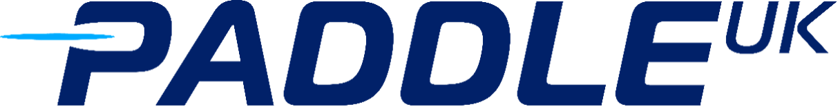 Logo glas a gwyn ar gyfer padlo uk