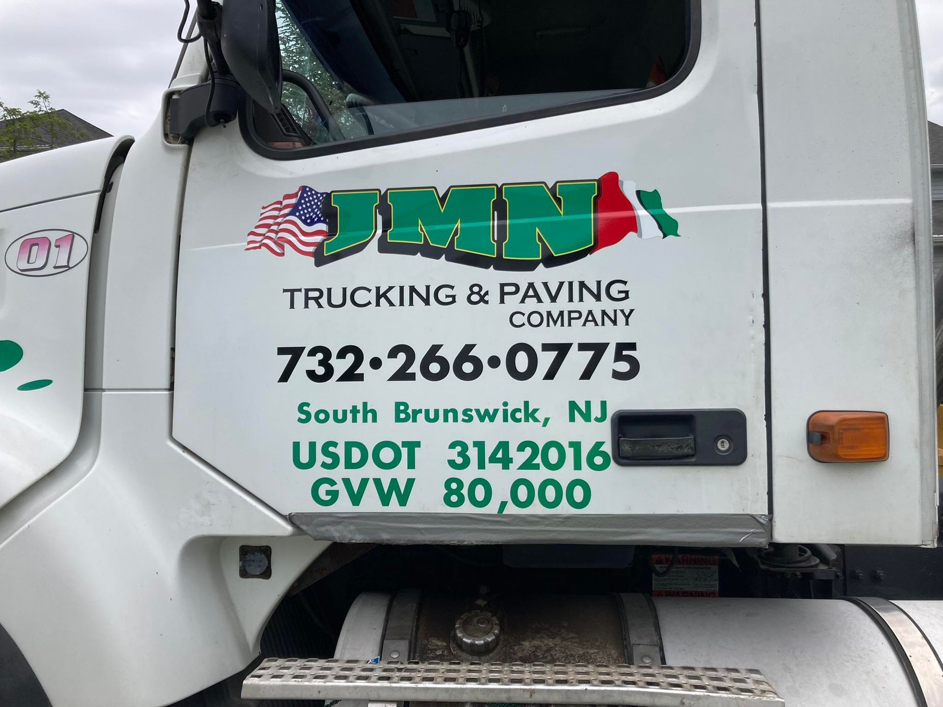 White truck with 