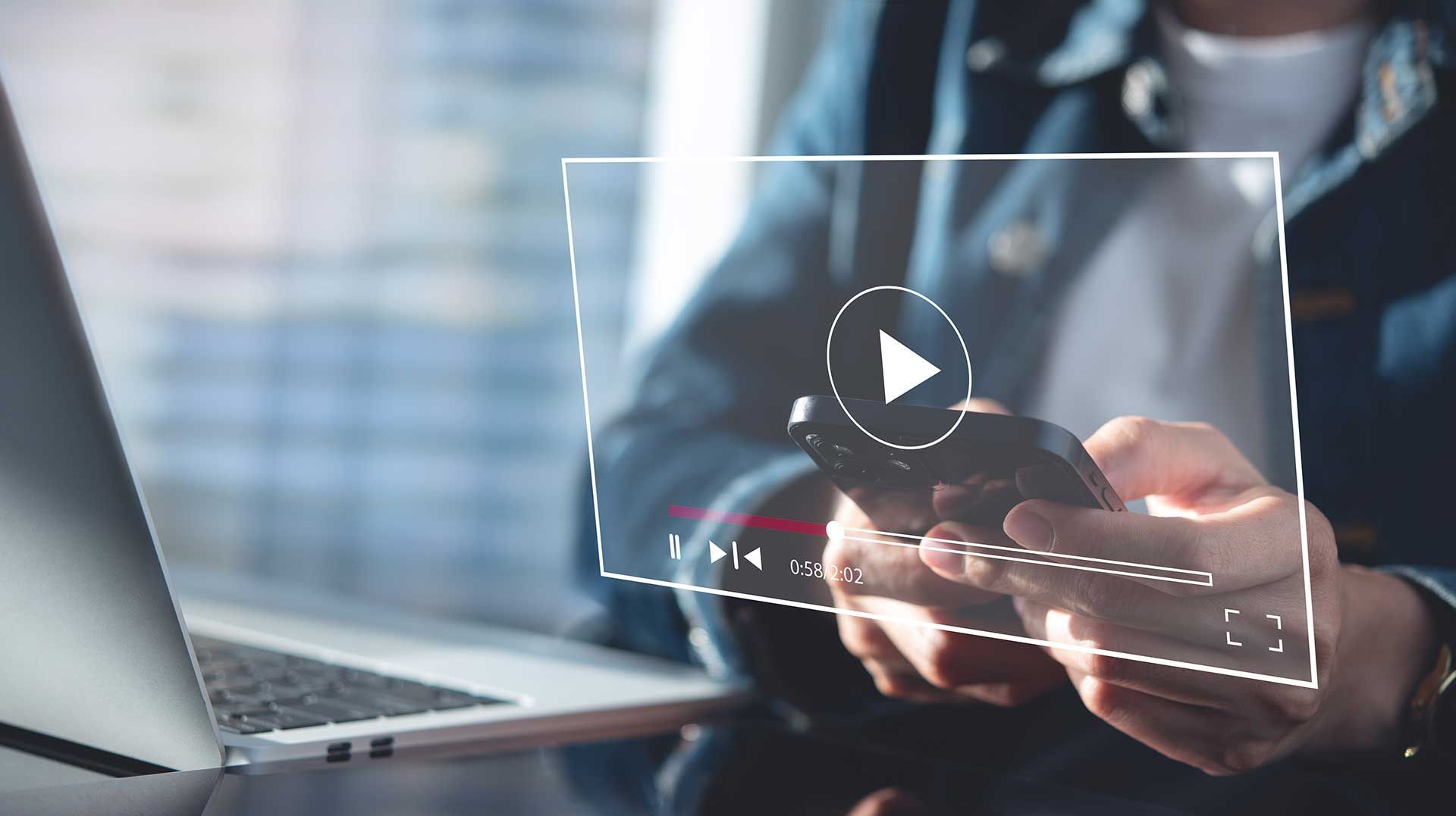 Web User Viewing Digital Interface