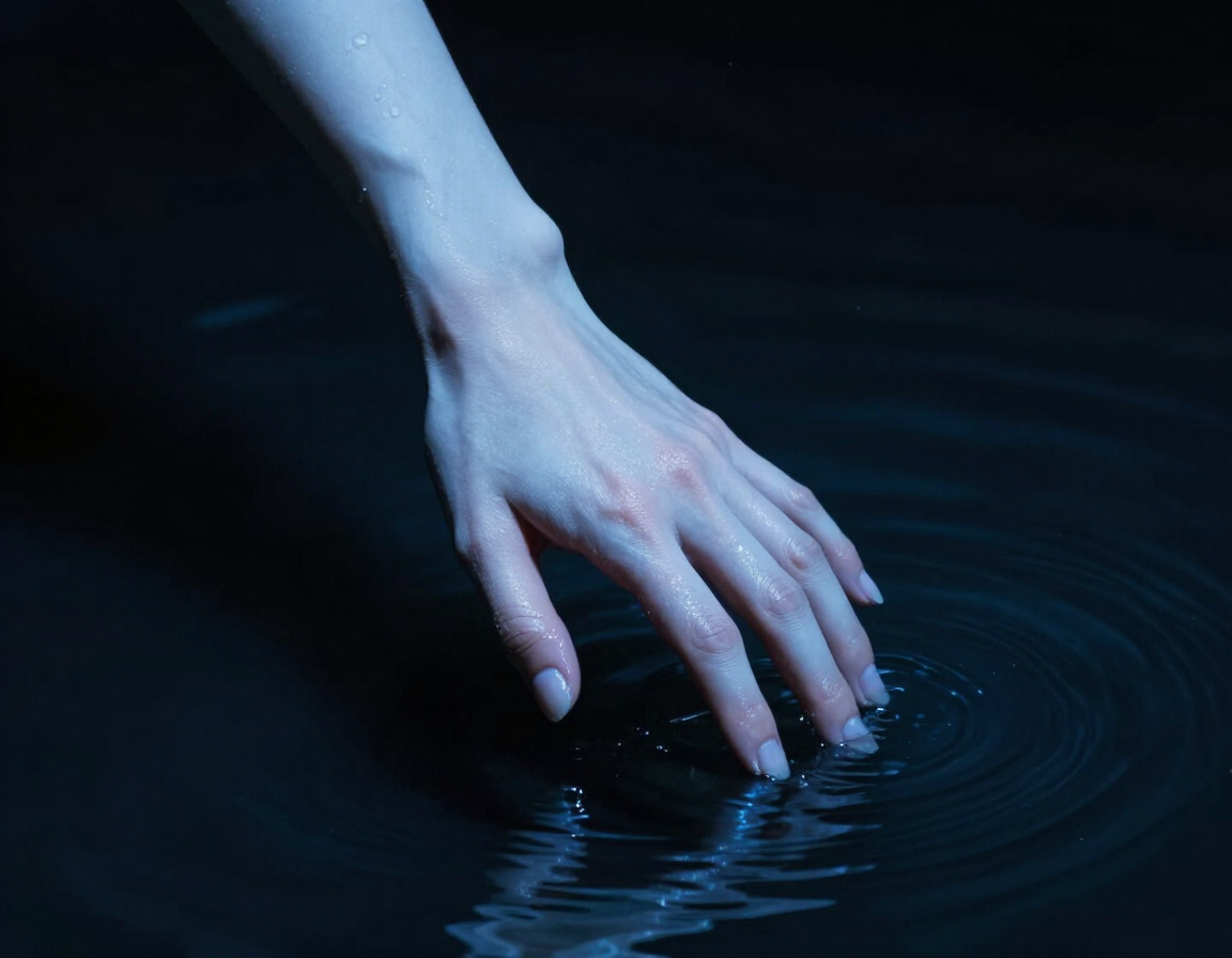 La Llorona hand in water