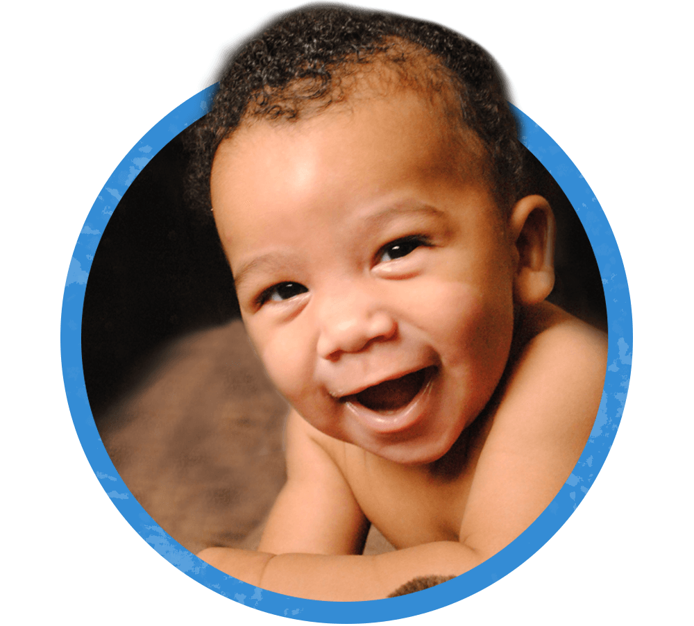 adorable baby smiling