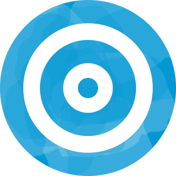 blue target icon