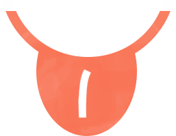 Illustration of a red tongue