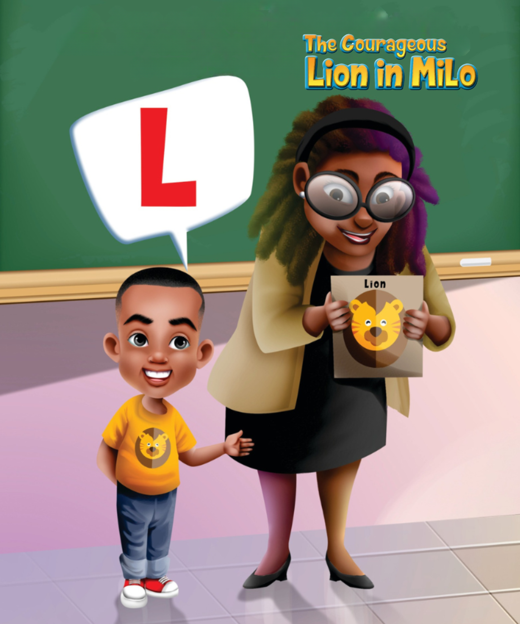 A book called the courageous lion in milo