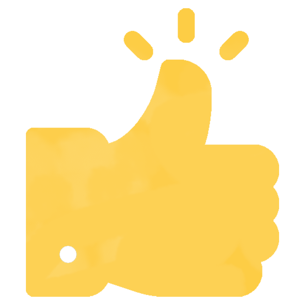 A graphic figure of a man raising his hands symbolizing success.