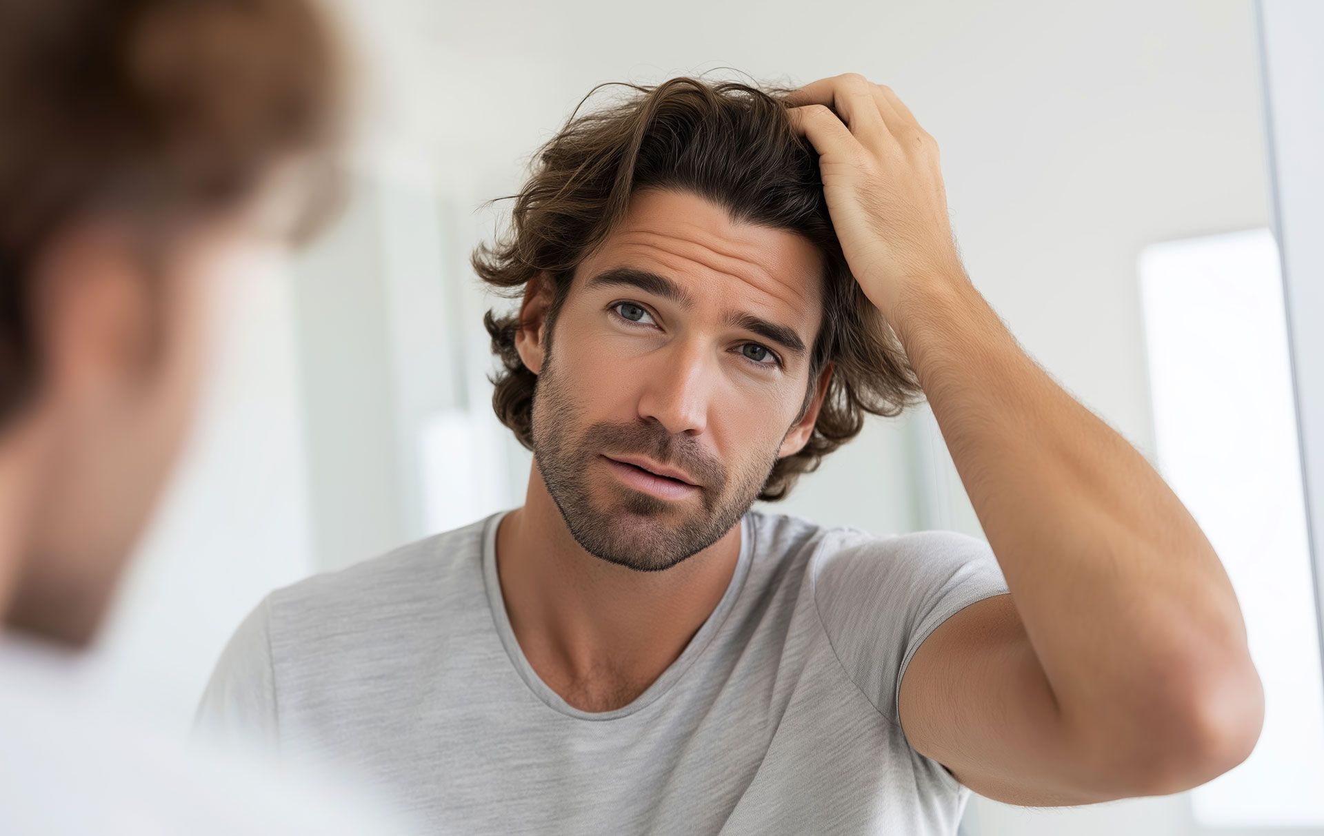 hair restoration prp therapy man sante wellness