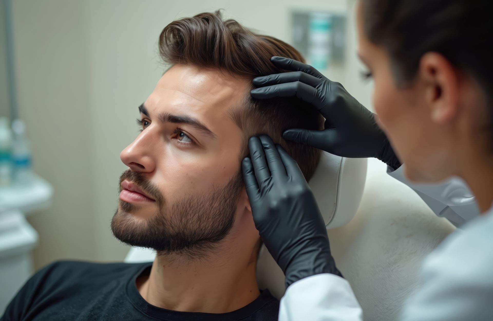 hair restoration man - sante wellness & wellness