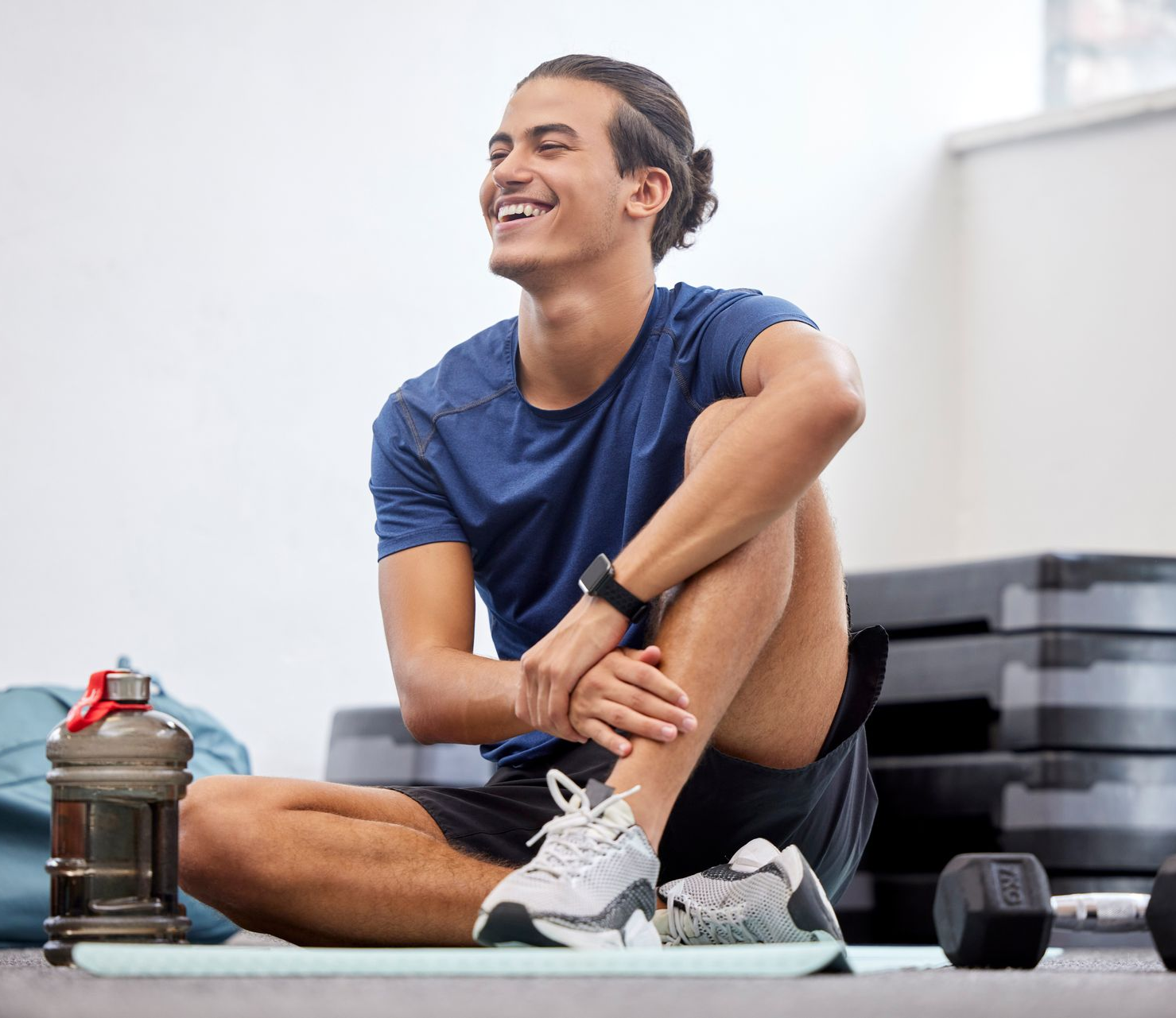 woman smiling during a hike - revive iv - sante wellness orange ca