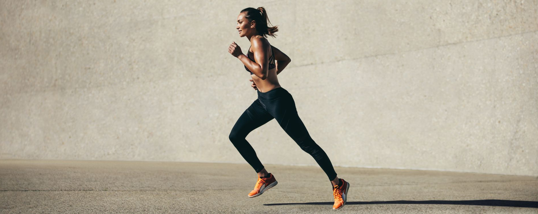 sante wellness - woman running -recovery and restore iv - orange ca