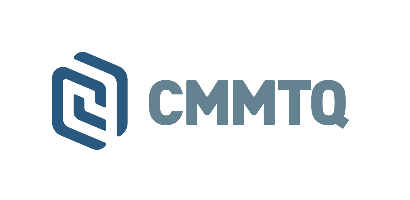 The logo for cmmtq is a blue logo on a white background.