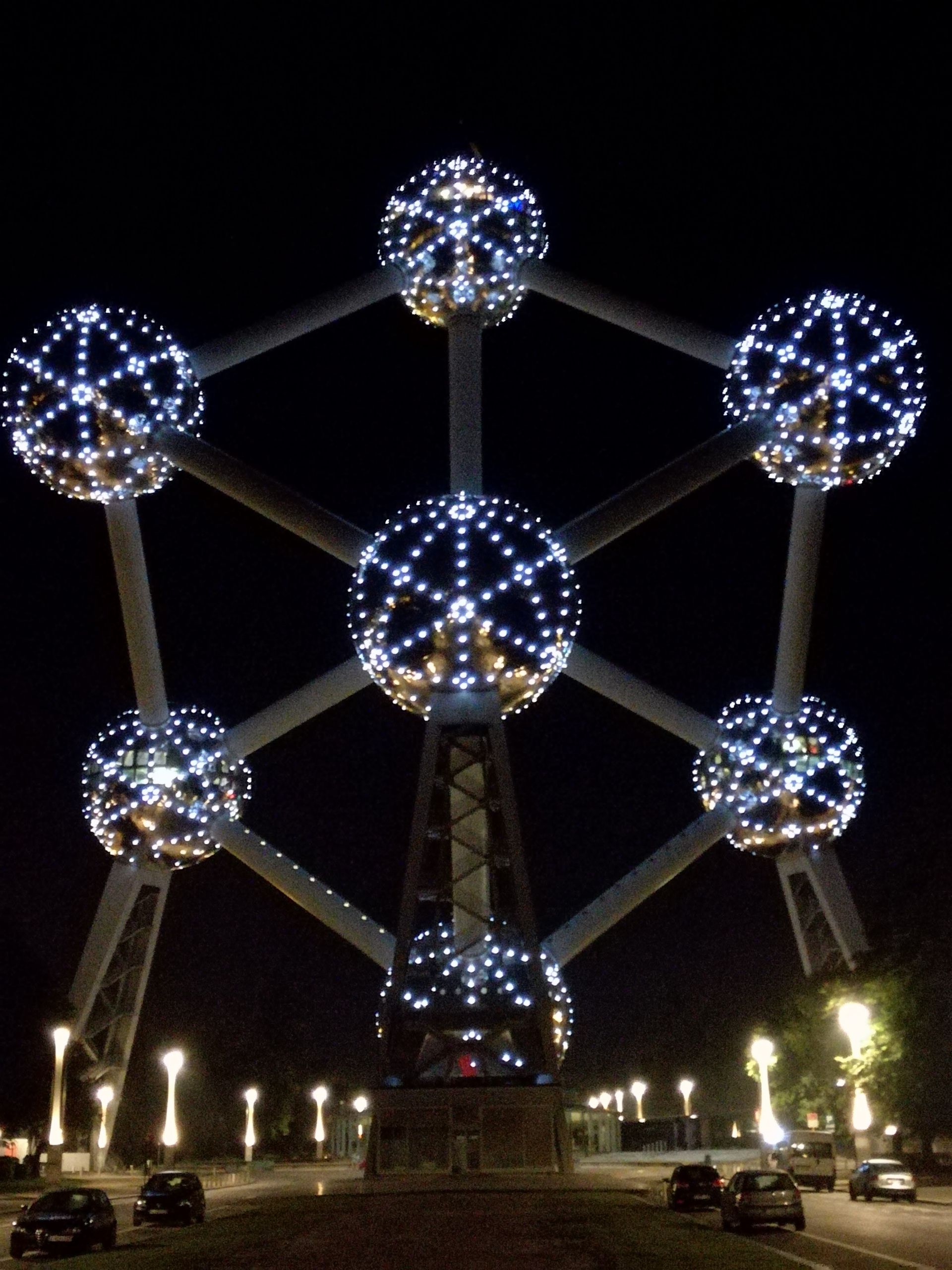 Bruxelles et l’Atomium depuis Waterloo