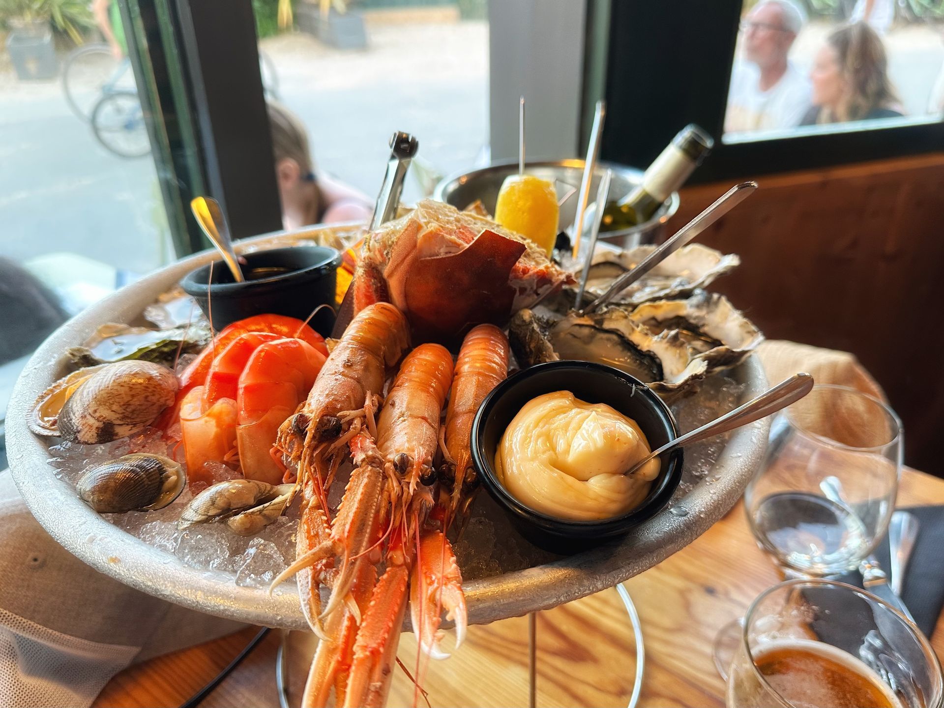 Plateau de fruits de mer pour un séjour à Waterloo