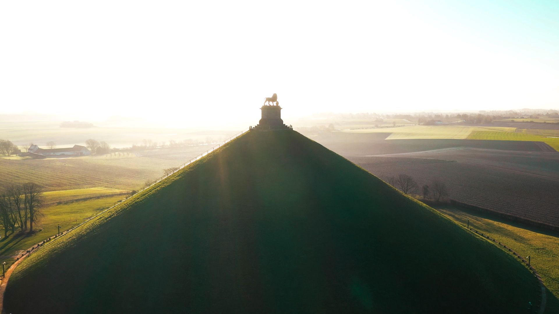 Lion de Waterloo et mémoire de la bataille de 1815