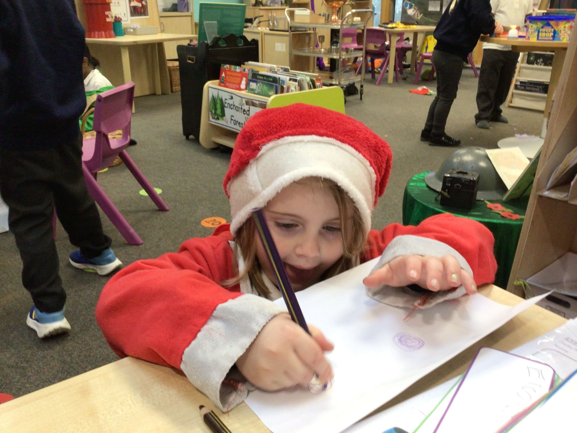 Santa Sleigh Repairs, Magic Words and Christmas Mischief in Reception!