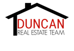 A logo for a real estate team called duncan real estate team.