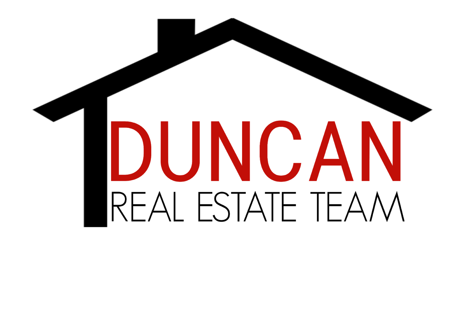 A logo for a real estate team called duncan real estate team.