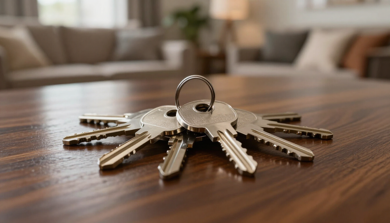 House Keys on Table
