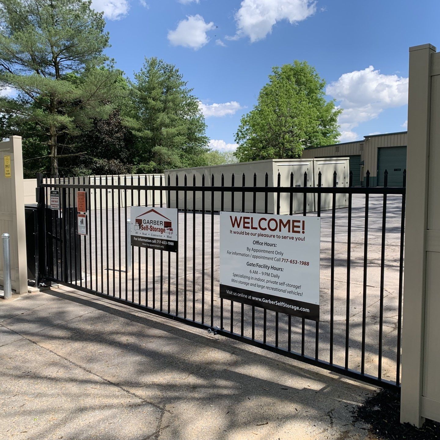 garber self storage e-town, mount joy, and lancaster pa rv and mini storage location photo