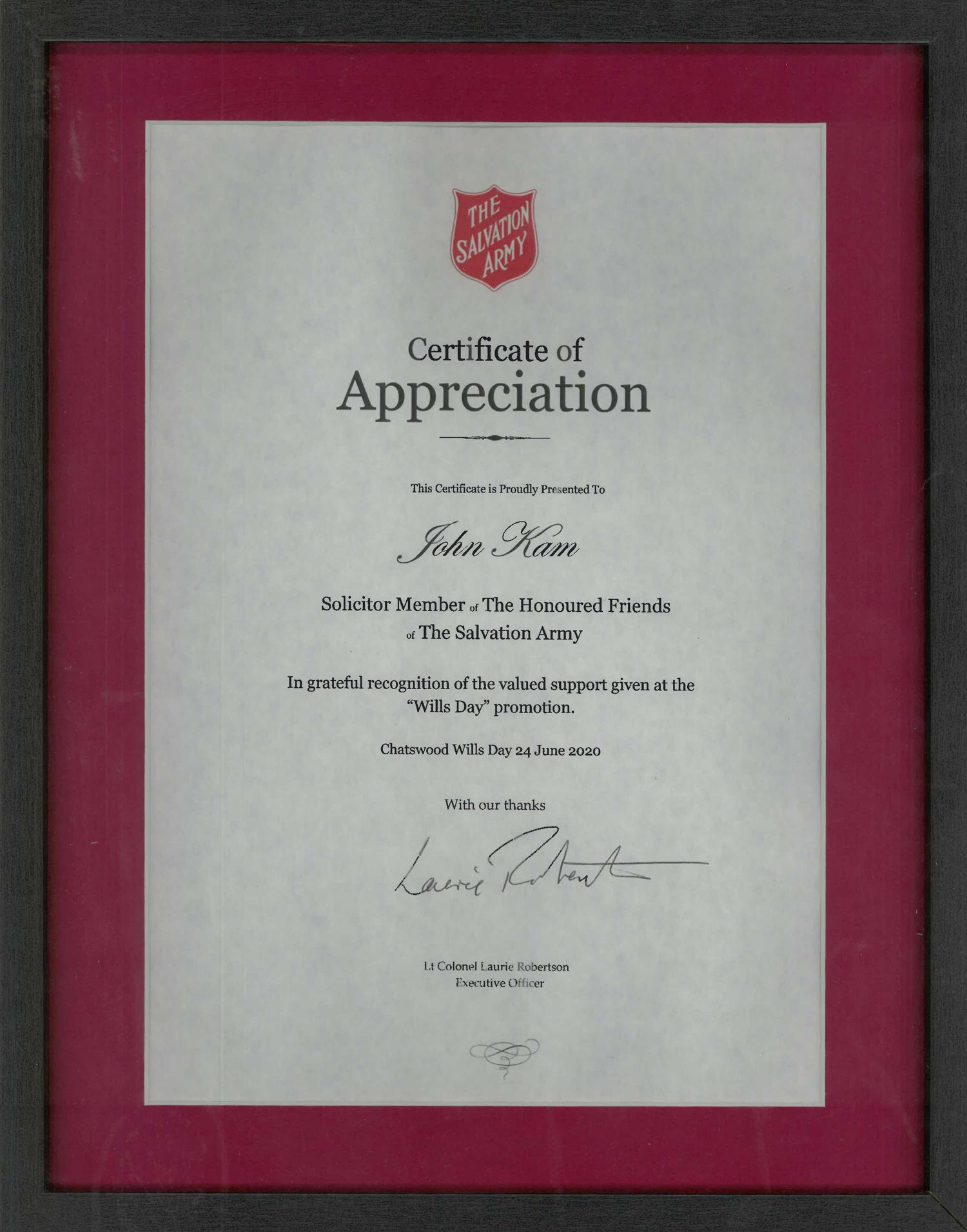 4 Salvation Army - June 2020