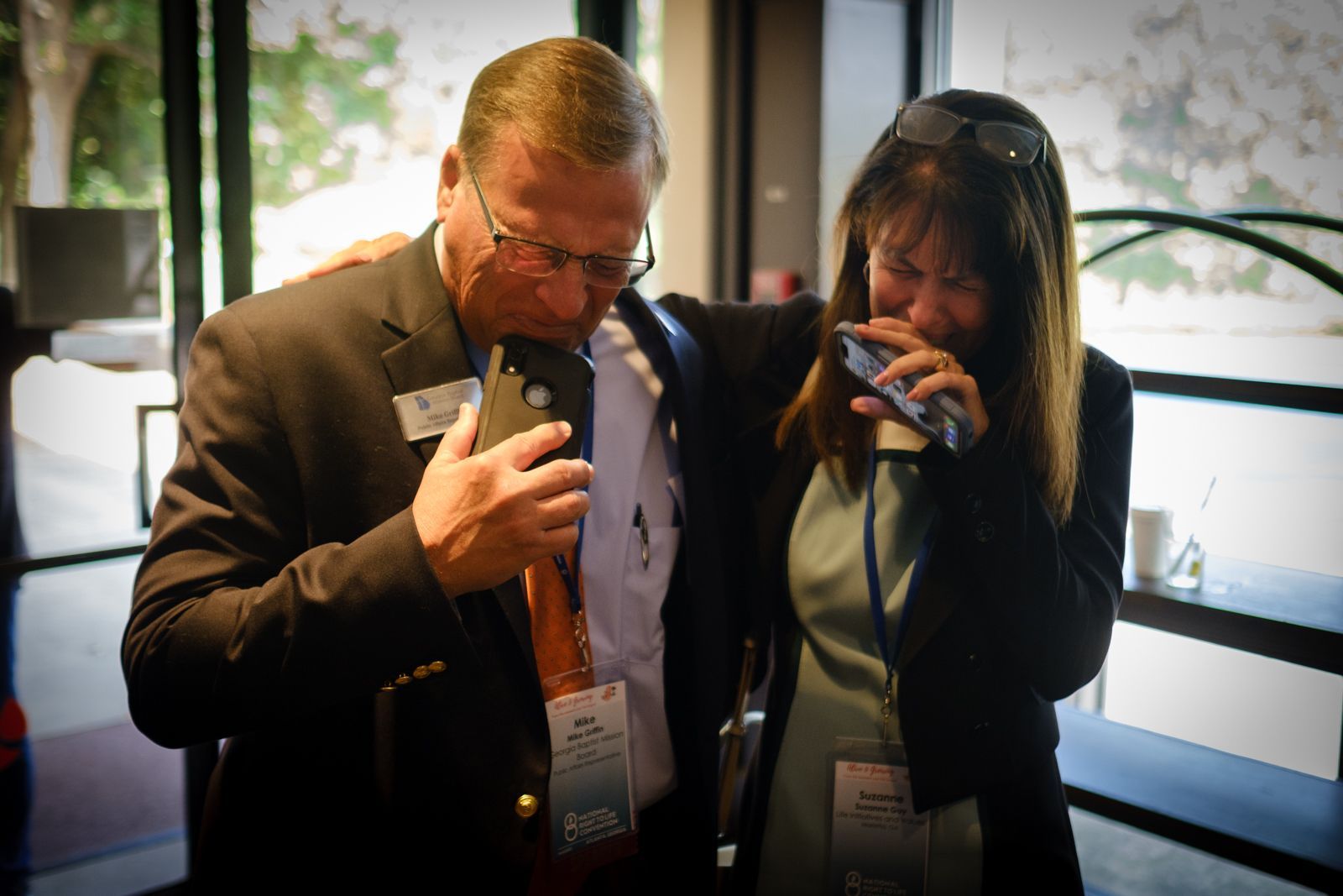 Mike Griffin and Suzanne Guy at NRLC