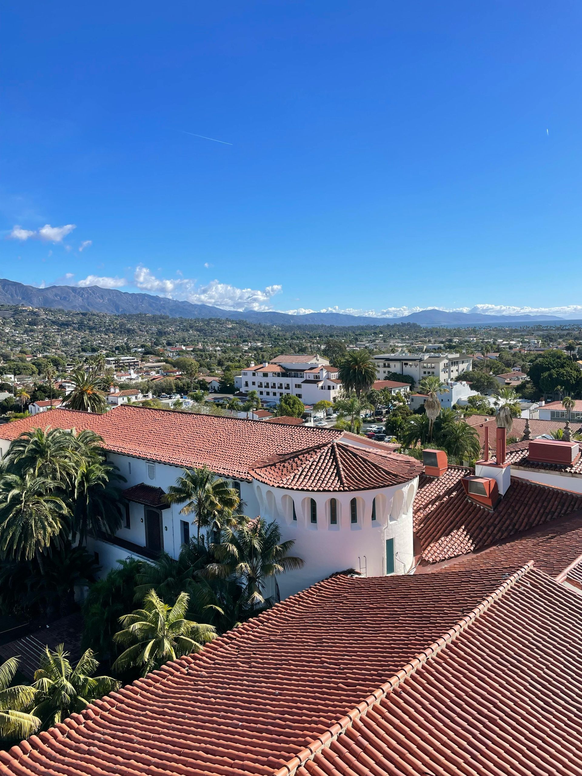 birdseye view of santa barbara