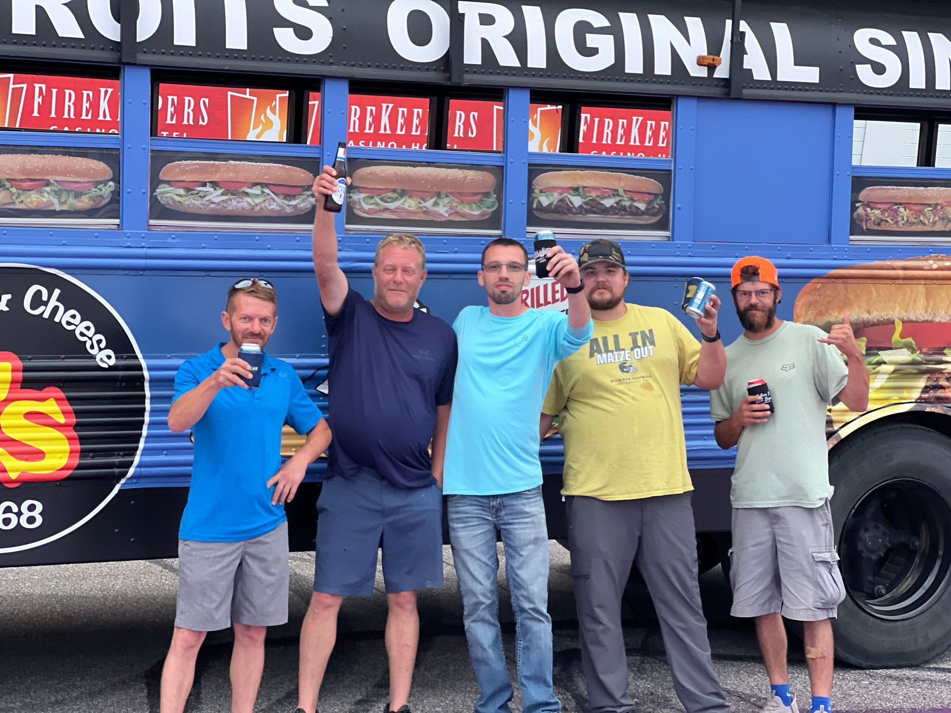 Fans and Tubbys bus