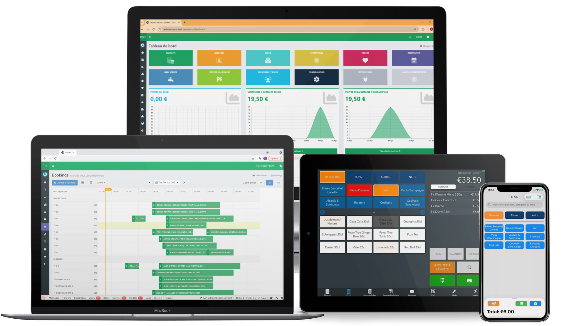 Système de gestion hôtelière Tabology